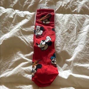 Disney Red Casual Mickey Mouse Socks